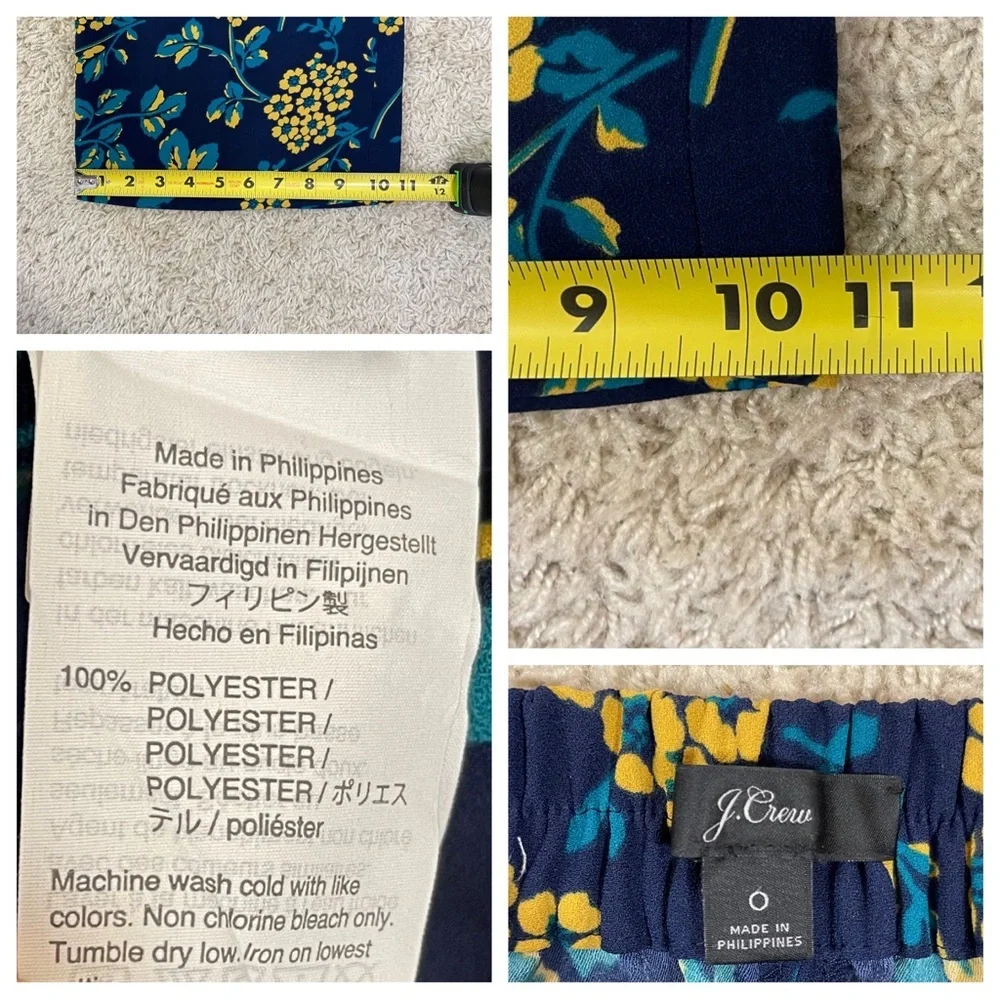 J. Crew Drapey Crepe Wrap Top and matching pants